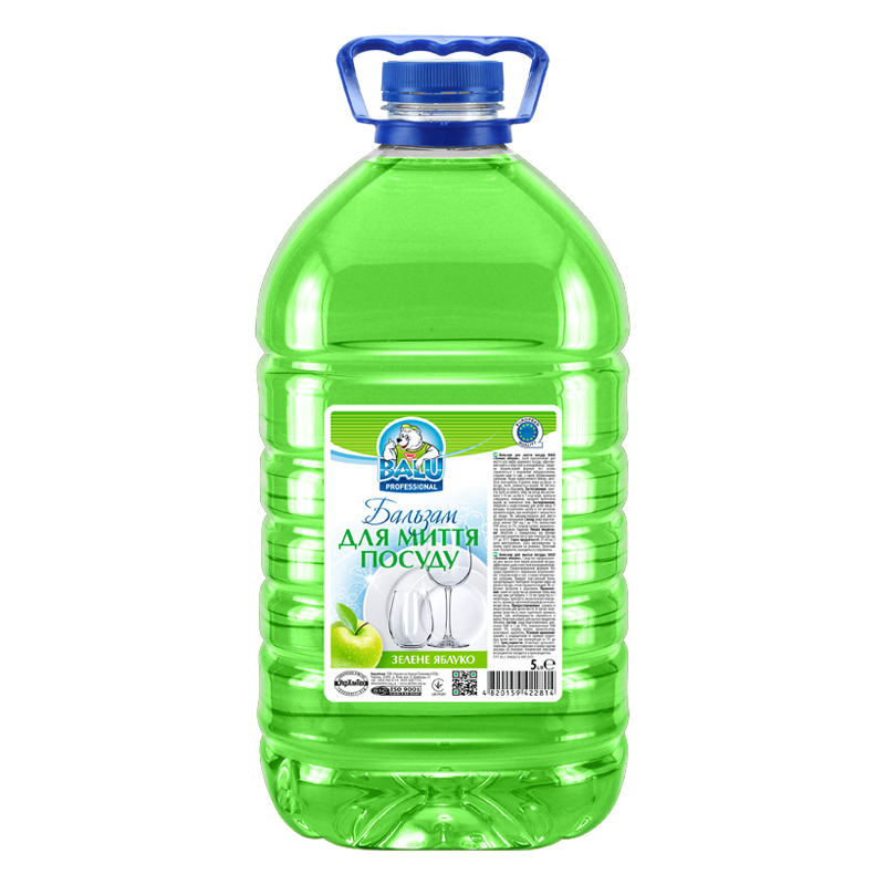 Бальзам для миття посуду BALU® «Зелене яблуко»